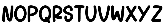 Children Sticker Regular Font UPPERCASE