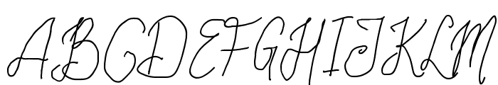 ChildrenSignature Font UPPERCASE