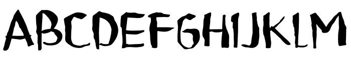 Childrenalien-Regular Font UPPERCASE