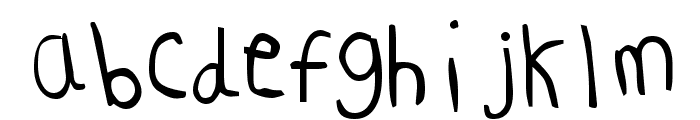 ChildsPlay-AgeEight Font LOWERCASE