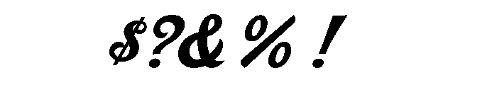 Chill Script Regular Font OTHER CHARS