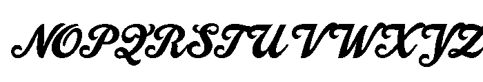 Chill Script Regular Font UPPERCASE