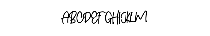 Chillhop Font UPPERCASE