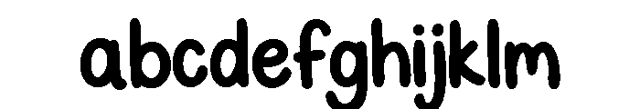 Chillin on Sunday Font LOWERCASE
