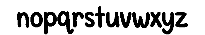 Chillin on Sunday Font LOWERCASE