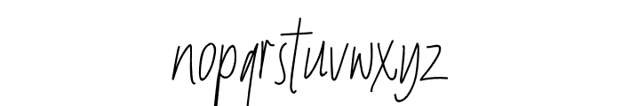 Chillout Font LOWERCASE