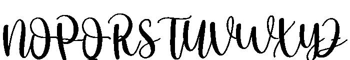 Chilly1 Font UPPERCASE