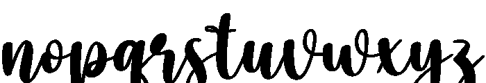 Chilly1 Font LOWERCASE