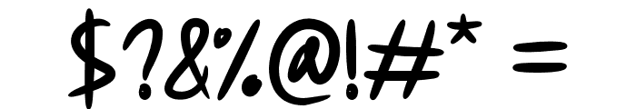 ChilyChiloRegular Font OTHER CHARS