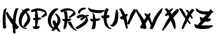 Chinese Asian Style Font LOWERCASE