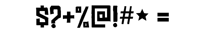 ChineseRocksRg-Regular Font OTHER CHARS