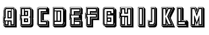 Chinois Regular Font UPPERCASE