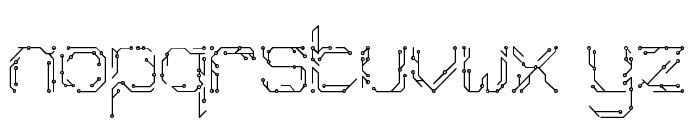 Chiptype Regular Font LOWERCASE