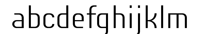 ChiqReduced-Light Font LOWERCASE
