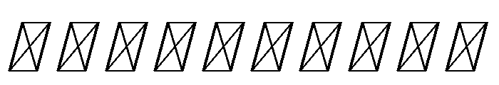 ChiquaDemo-Italic Font OTHER CHARS