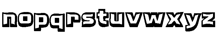 Chiringuito Espacial Font LOWERCASE
