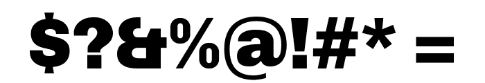 Chivo-Black Font OTHER CHARS