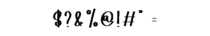 Choco Cupcake Font OTHER CHARS