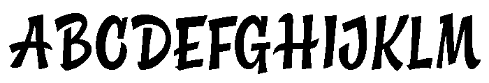 Chocolate Adventure Font UPPERCASE