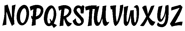 Chocolate Adventure Font UPPERCASE