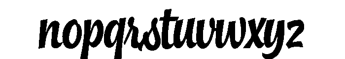 Chocolate Adventure Font LOWERCASE