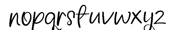Chocolate Brownies Font LOWERCASE