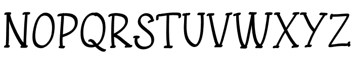 Chocolate Burn Font UPPERCASE