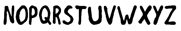 Chocolate Hippo Font UPPERCASE