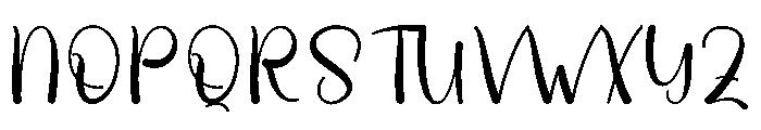 Chocolate Milkshake Font UPPERCASE