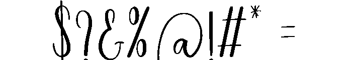 Chocolate Valentine Font OTHER CHARS
