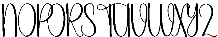 Chocolate Valentine Font UPPERCASE