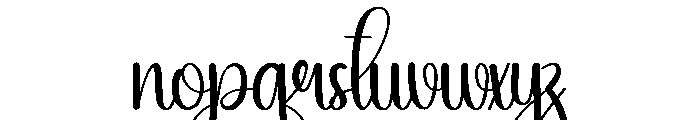 Chocolate Valentine Font LOWERCASE