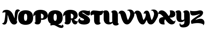 Chocotea Font UPPERCASE