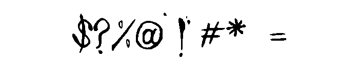 Choirboy Font OTHER CHARS