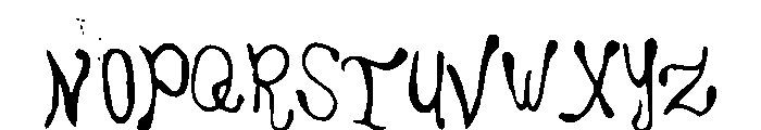 Choirboy Font UPPERCASE