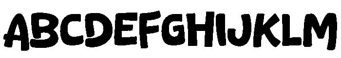 Chomage1 Font UPPERCASE
