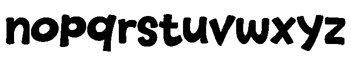 Chomage1 Font LOWERCASE