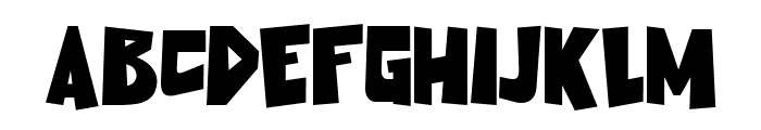 Chomiqy free version Regular Font UPPERCASE