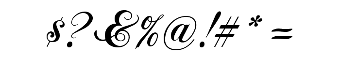 Chopin Script Font OTHER CHARS