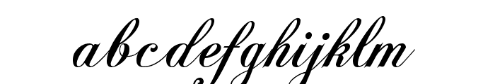 Chopin Script Font LOWERCASE