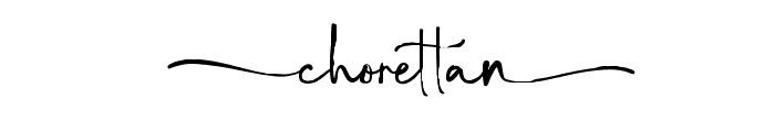 Chorettan-Regular Font OTHER CHARS