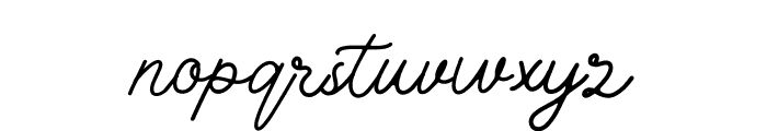 Chottlen Script PERSONAL USE Regular Font LOWERCASE