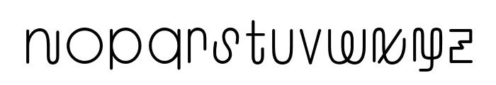 Choujun Normal Font LOWERCASE