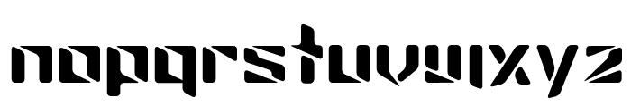 Choushin Bold Font LOWERCASE
