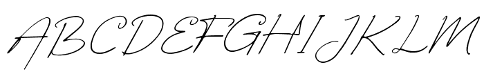 Chowgant Signature Font UPPERCASE