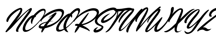 Christaline Italic Font UPPERCASE