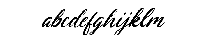 Christaline Italic Font LOWERCASE
