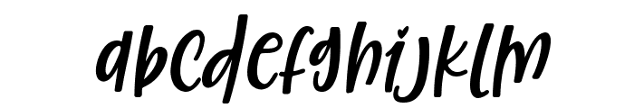 Christed Italic Font LOWERCASE