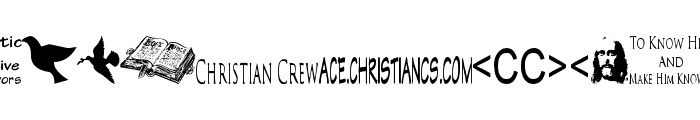 Christian Crew Font UPPERCASE