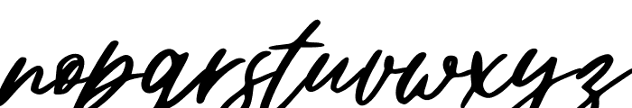 Christian Heedlay Italic Font LOWERCASE